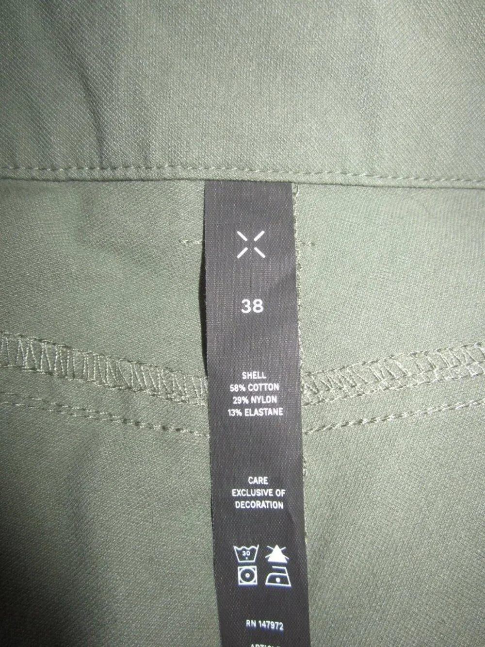 TEN THOUSAND Utility Pants Green Slim Straight Men’s 38